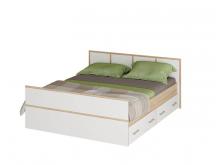 Кровать 1600 Сакура Дуб сонома (БТС)