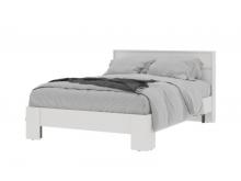 Кровать КР02 1400 Хелен Белый (Стм)