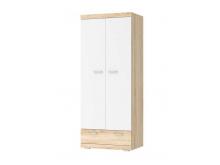 Шкаф для одежды Соната ШС-900 Сонома/Белый глянец (Памир)